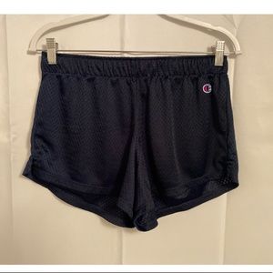 Champion navy blue mesh shorts - size medium